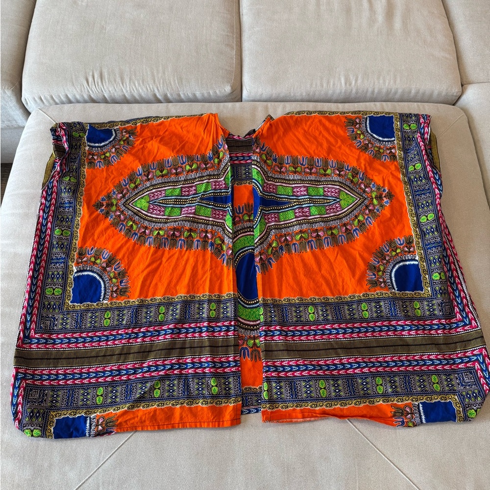 Vibrant Dashiki Style Top